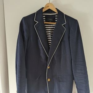 J. Crew Rhodes Blazer in Tipped Linen